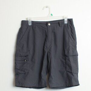REI Co-op Sahara Cargo Shorts Womens Size 8 Gray Outdoor Hiking